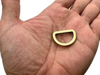 Zinc Alloy D-Rings, 3/4" (19 mm)