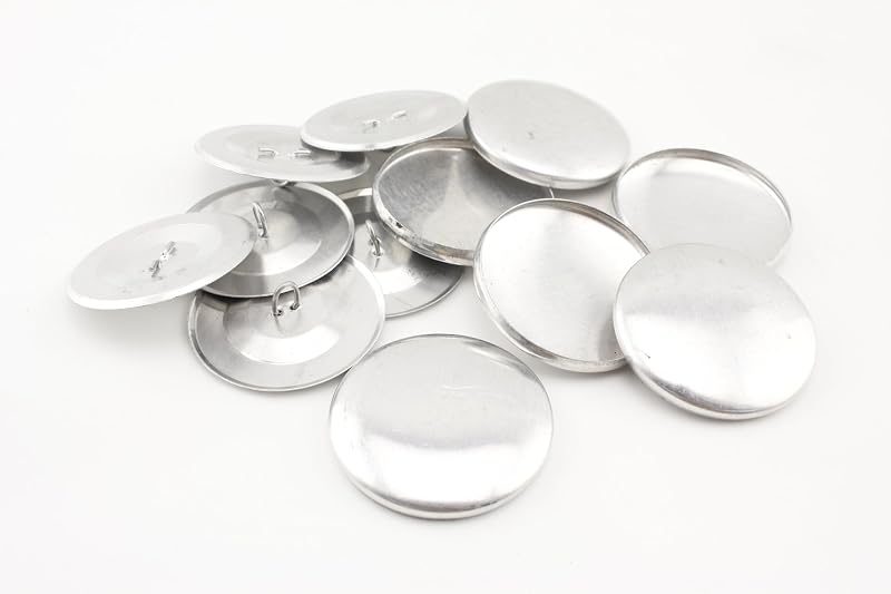 Size 45 Cover Buttons, Buttons to Cover,Self Cover Buttons with Wire Eye Wire Back and Assembly Tools,Wholesale