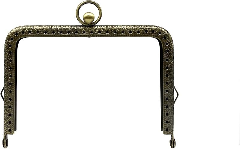 Square Sew-In Kiss-Lock Purse Frame