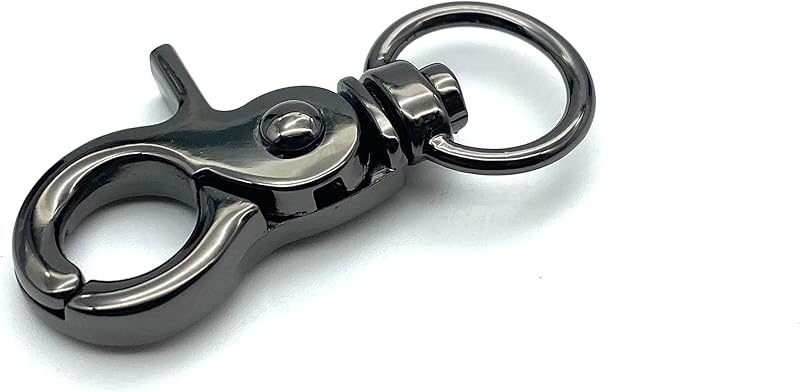 Lobster-Claw Swivel Clasp, Round Eye (1/2", 4.5cm)