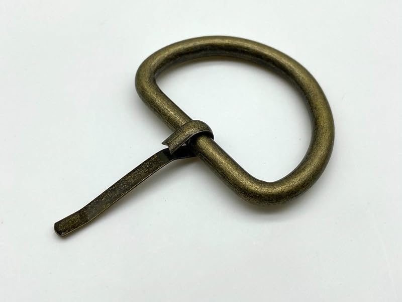 Iron D Ring pin Belt Strap Buckle Loops Clasp for Bag Purse Leather Belts Crafts Accessories