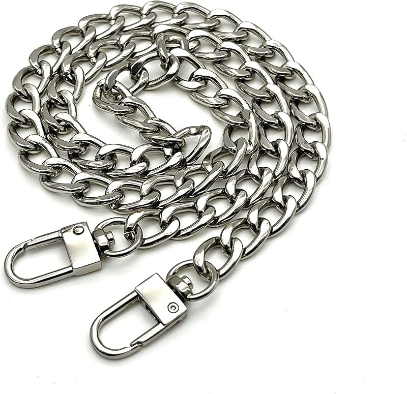 Custom Personalized Bag Purse Shoulder Cable Chain Strap Handles Replacement Extender / Nickel