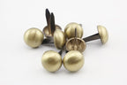 15mm Iron Dome Purse feet Bag feet Handbag feet Metal feet for Bag Making, Clothing, Shoes. 30 Pieces per lot