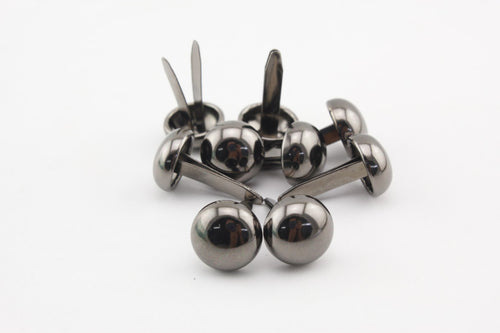 12mm Dome shape bag purse feet Nickel Anti Bronze Gunmetal