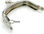 Glue-In Kiss-Lock Purse Frame, 2 3/8" x 1 3/8" (6 x 3.5 cm)