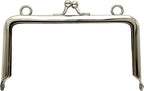 Rectangle Glue-In Kiss-Lock Purse Frame, 4 1/2" x 2 5/8" (11.5 x 6.5 cm)