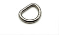 Non-Welded Iron D-Rings (Semi-Circular D-Ring Buckles)