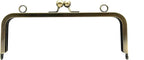 Rectangle Glue-In Kiss-Lock Purse Frame, 8" x 3" (20.5 x 7.5 cm)