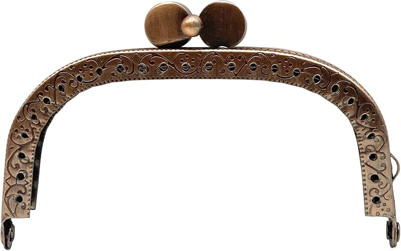 Arch Sew-In Kiss-Lock Purse Frame, 3 1/2" x 1 3/4" (9 x 4.5 cm)