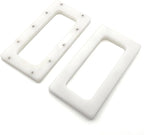 Resin Rectangle Cut-Out Purse Handles, 4 3/4" x 2 3/8" (12 x 6 cm) (Pair)