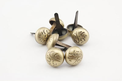 15mm Iron Dome Purse feet Bag feet Handbag feet Metal feet for Bag Making, Clothing, Shoes. 30 Pieces per lot