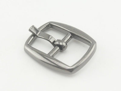 3/8" (11 mm) center bar pin buckle for bag purse shoes strap hat dog collar making Gunmetal