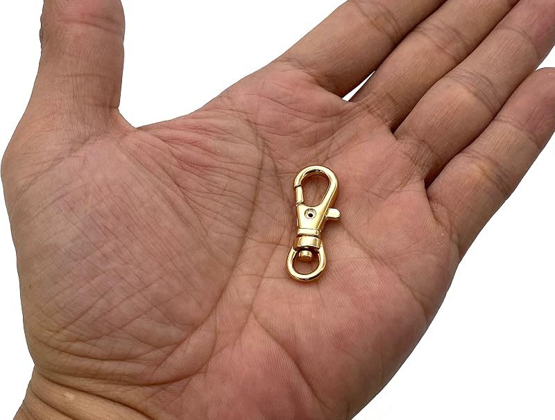 Trigger Swivel Clasp, Round Eye (6-8mm)