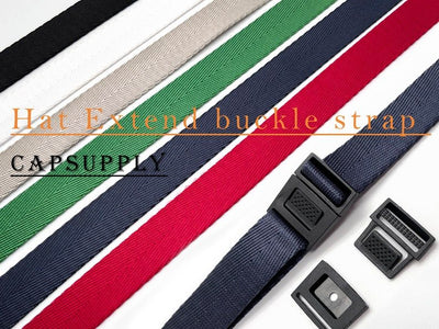 Hat Cap Extend Buckle Adjustable back closure Set slide buckle with strap Fix Repair Replacement
