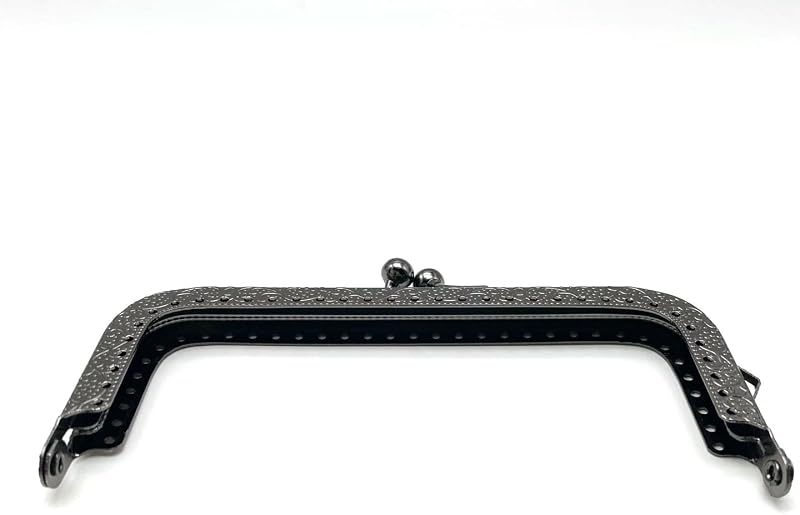 Rectangle Sew-In Kiss-Lock Purse Frame, 5" x 2 1/4" (12.5 x 5.5 cm)