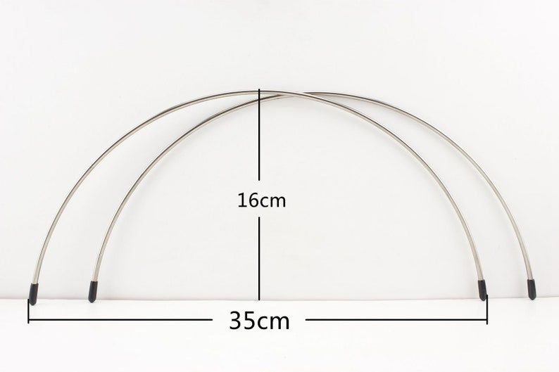 Half-Round Wire Internal Hinge Doctor Bag Frame, 13 3/4" (35 cm)