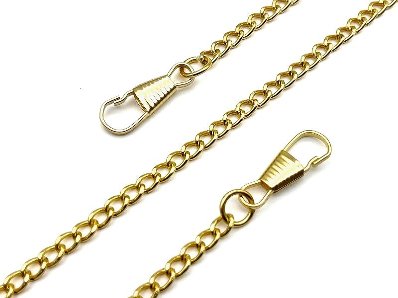 Custom Personalized Bag Purse Cable Chain Strap Handles Replacement Extender - Curb Chain, Alloy/Iron