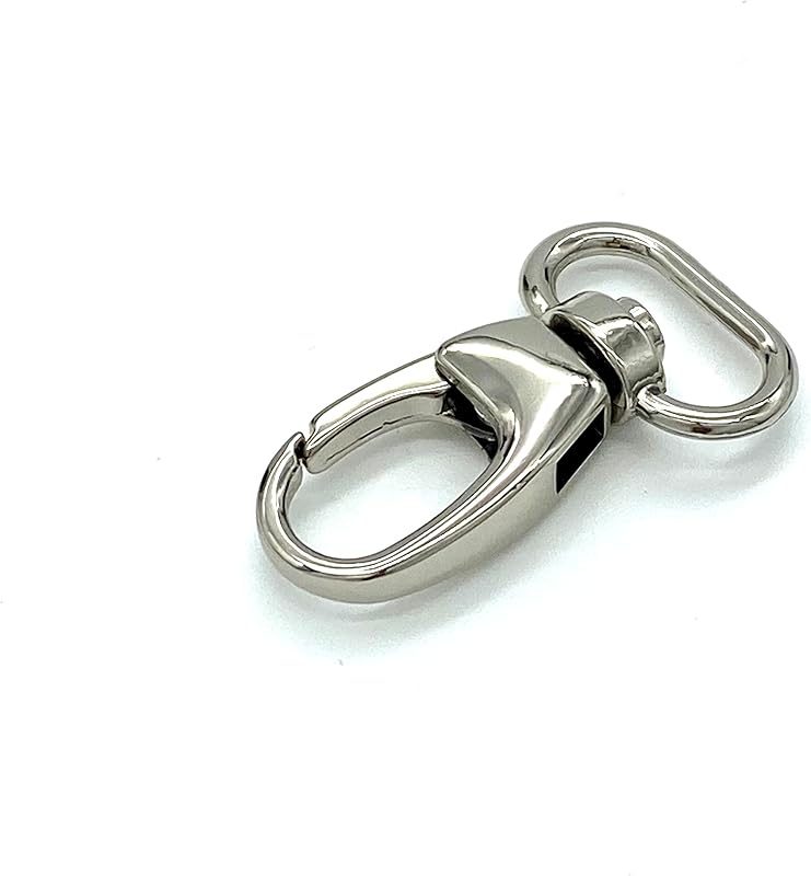 Teardrop Push-Gate Swivel Snap Hook, Oval Eye