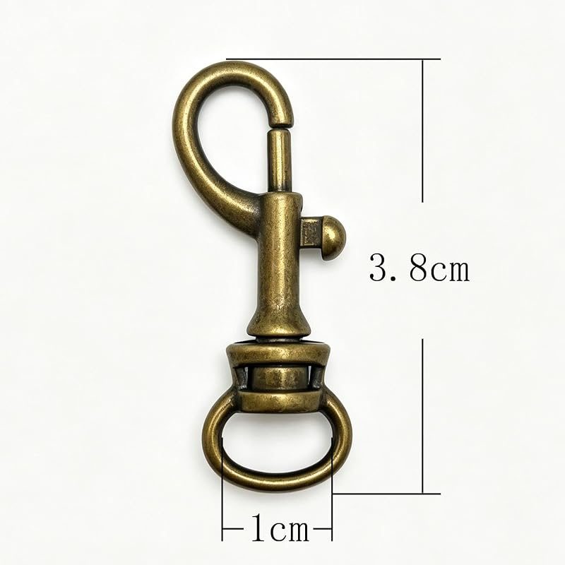 Bolt Snap, Round Eye (3/8", 3.8cm)