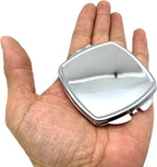 Rounded-Square Compact Mirror Blank (6.6cm)