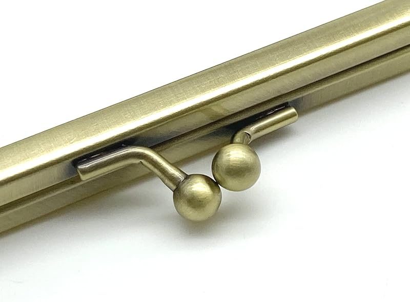 Rectangle Glue-In Kiss-Lock Purse Frame, 4" x 2" (10 x 5 cm)