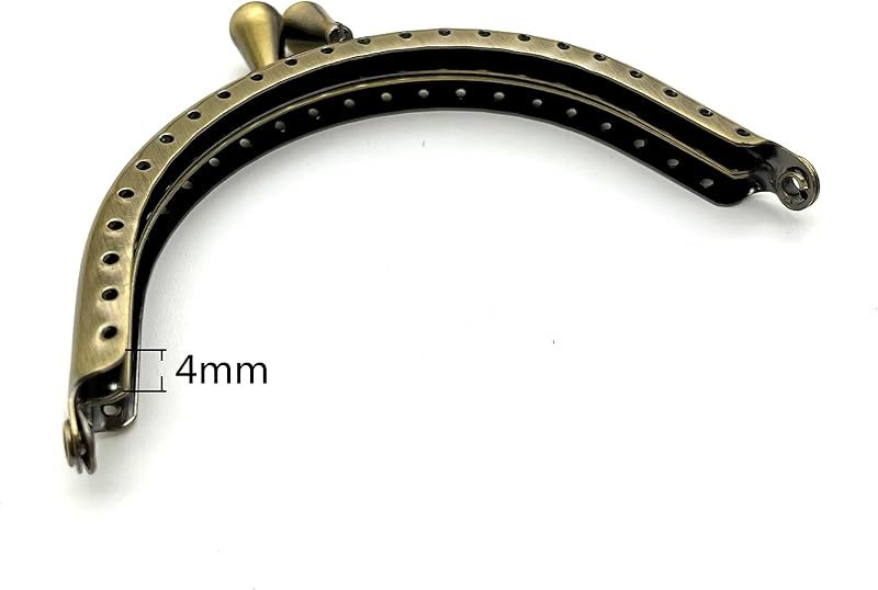 Half-Round Sew-In Kiss-Lock Purse Frame