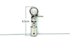 Mini Lobster-Claw Cord End Cap (6.5mm)