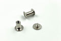 Iron Round Chicago Binding Screw Rivets Concho Screw Button Nail Rivet for DIY Leather Decoration Bookbinding / Nickel…