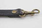 PU Leather Handbag Purse Strap Handles with Clip for Purse Bag Making Replacement 14" (36 cm) Black