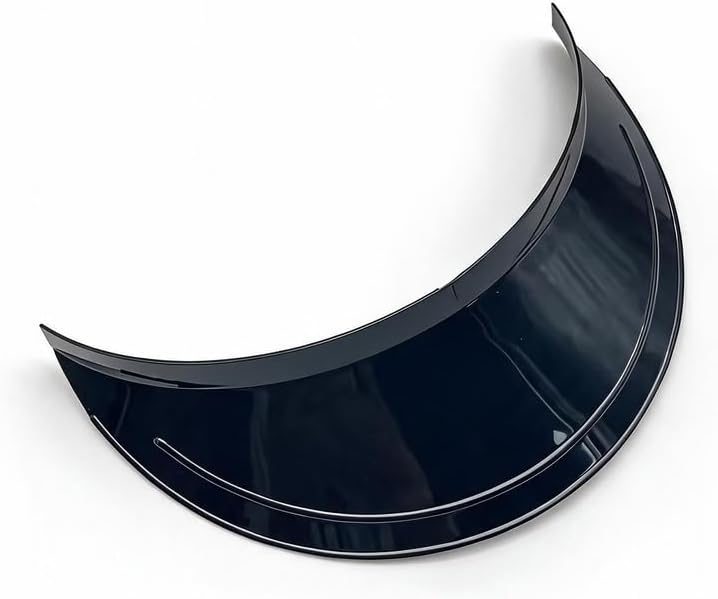Uniform Cap Visor, Hard Plastic Replacement Hat Peak for Service Caps 16.5cm X 6cm 5 Pieces