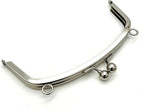 Arch Glue-In Kiss-Lock Purse Frame, 5 3/4" x 2 5/8" (14.5 x 6.5 cm)