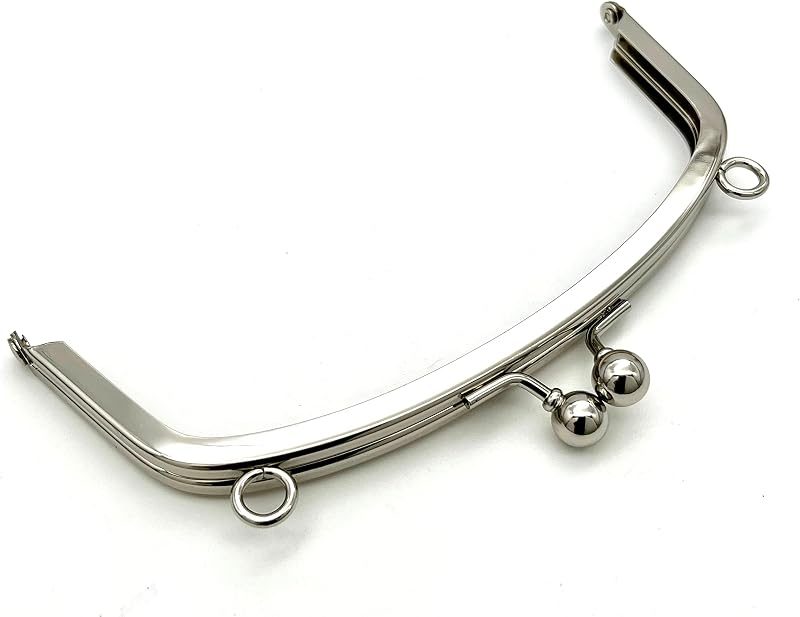 Arch Glue-In Kiss-Lock Purse Frame, 5 3/4" x 2 5/8" (14.5 x 6.5 cm)