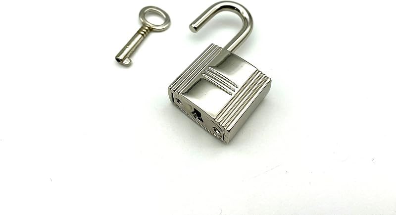 Bag Purse Clutch Padlock with Key zinc alloying for Jewelry Necklace Charm Box Making Hardware