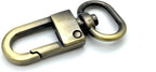 Push-Gate Swivel Clasp, Round Eye (5/8", 4cm)