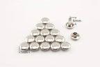 Double Flat Rivet Solid Brass Double Cap, Purse Rivet Studs for Leather Bag Making Clothing Shoes