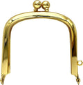 Rectangle Glue-In Kiss-Lock Purse Frame, 2 3/4" x 2 9/16" (7 x 6.5 cm)