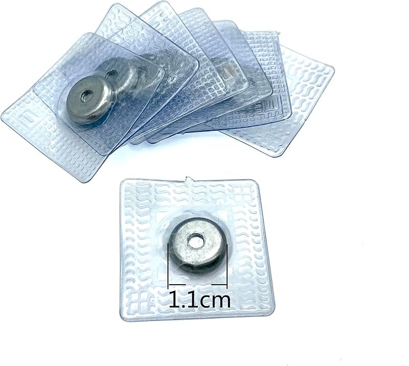 Invisible Sew-In Waterproof Magnetic Snaps (PVC-Covered)