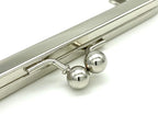 Rectangle Glue-In Kiss-Lock Purse Frame, 6 1/8" x 2 5/8" (15.5 x 6.5 cm)