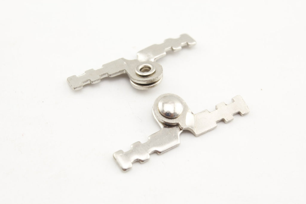V-Shape Plug-In Box Purse Hinges, 30mm (10 pcs)