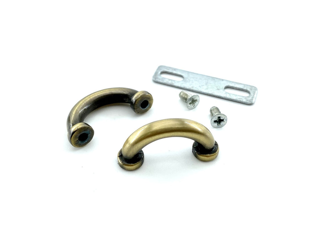 Arch box purse bag chain strap handle hanger clamp connector buckle