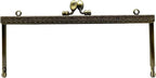 Rectangle Olive-Clasp Sew-In Kiss-Lock Purse Frame, 19 x 7.5 cm