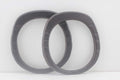 Oval Ring Wood Grommet Bag Purse Handles for Knitting Bag Purse Handle Making / Black