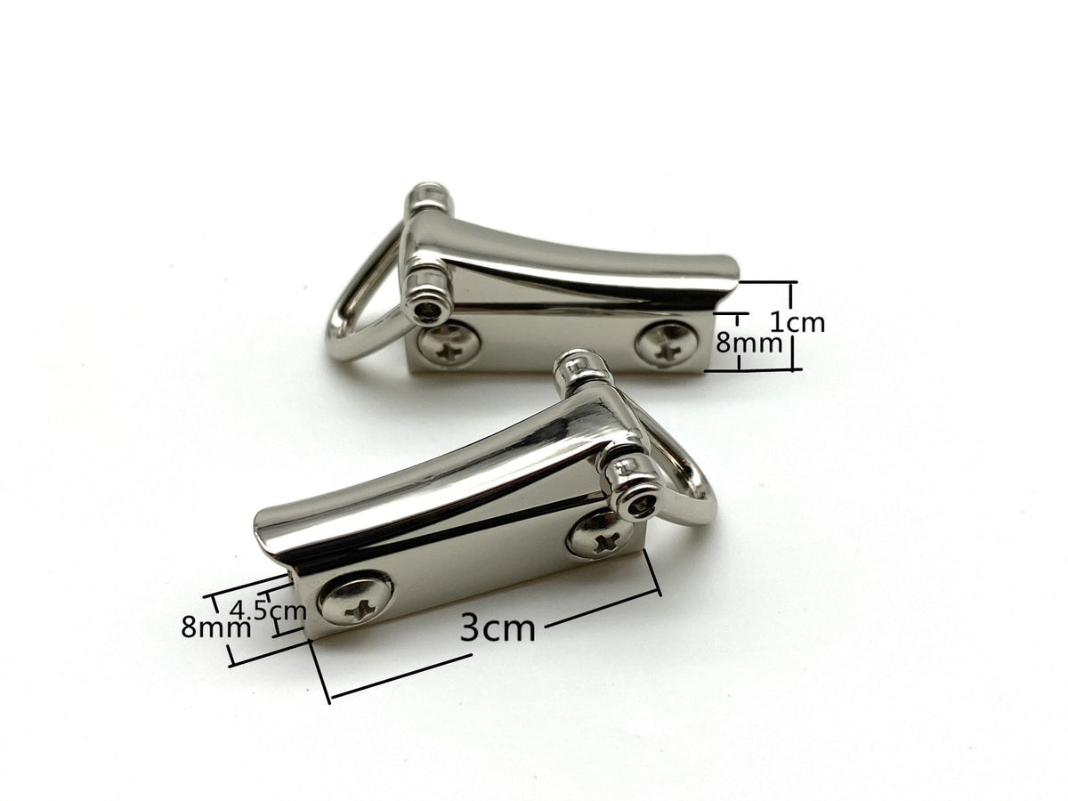 30mm Edge wallet clutch bag purse chain strap connector anchor clip with D ring Gold Nickel Gunmetal Anti bronze