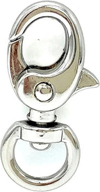 Mini Oval Trigger Clasp, Swivel Round Eye (8mm)