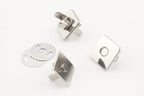 Square Shape Magnetic Snaps Bag Button Purse Leather Closures for Sewing Purse Bag Clutch Wallet