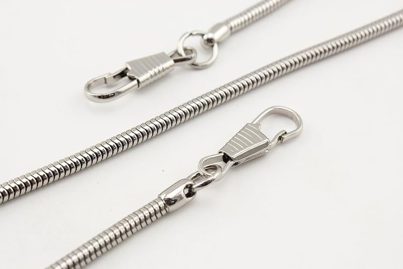 Custom Personalized Bag Purse Snake Chain Strap Handles Replacement Extender / Nickel