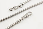 Custom Personalized Bag Purse Snake Chain Strap Handles Replacement Extender / Nickel