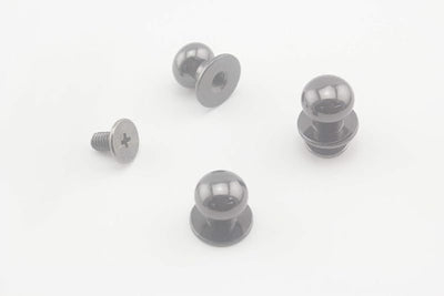 Screw in Rivet Zinc Alloy Screw Studs Round Head Nipple Screws Nail Rivet Button for Purse Wallet Belt Making