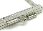 Rectangle Sew-In Kiss-Lock Purse Frame, 3" x 2 3/8" (7.5 x 6 cm)