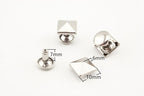 Pyramid Rivet / Double Cap, Purse Rivets Studs Spots for Leather Bag Making Clothing Shoes - Pyramid Stud Backs, Solid…